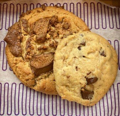 Chocolate Peanut Butter Cup and Chocolate Chunk