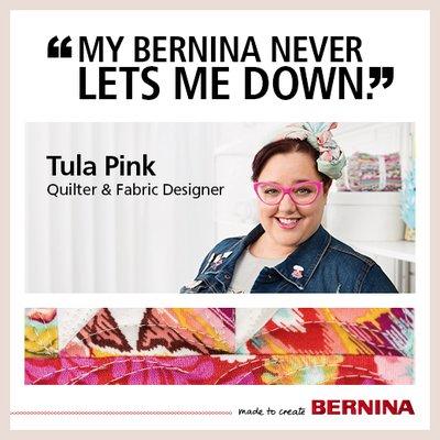 Tula Pink Loves BERNINA!