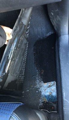 Water leaked into front compartment after windshield repair from Oscar!