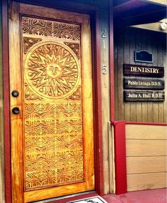 Amazing front door detail.