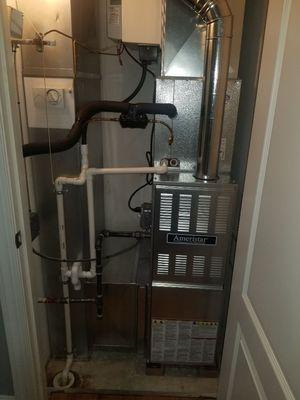 Furnace, Acoil, Ac, return planum, drain line, humidifier installed