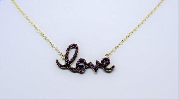 Many Love necklaces to choose from