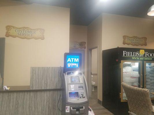 Fields Foods - CWE Restrooms, ATM, Customer service desk, ice vending