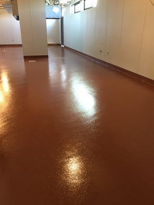 Urethane cement floor