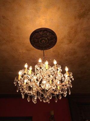 Restored chandelier