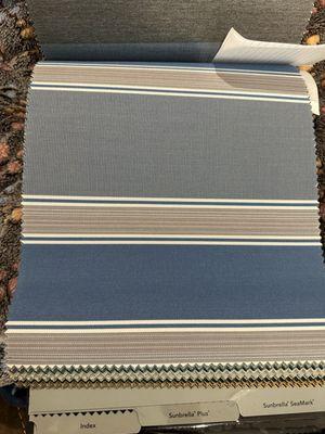 Color and fabric my wife selected. Great choice.