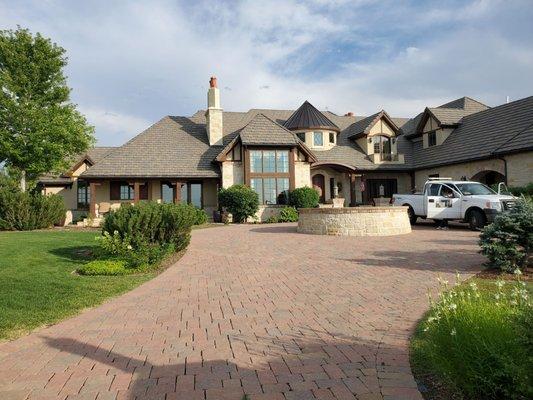 Stucco, Flagstone And Grout Repair In: "Whistle Pig" Broomfield, Co.