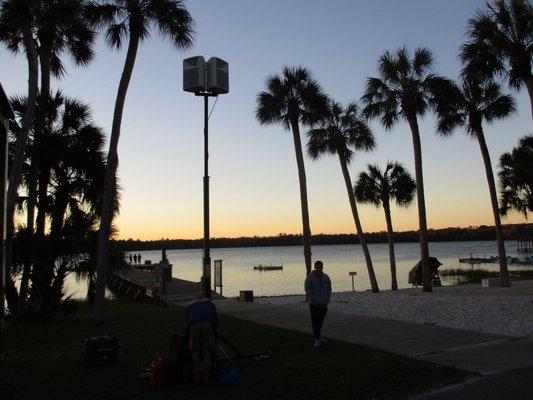 Can you see the speakers for the trees? Should have added some palm fronds!