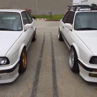 A couple of E30s we work on.