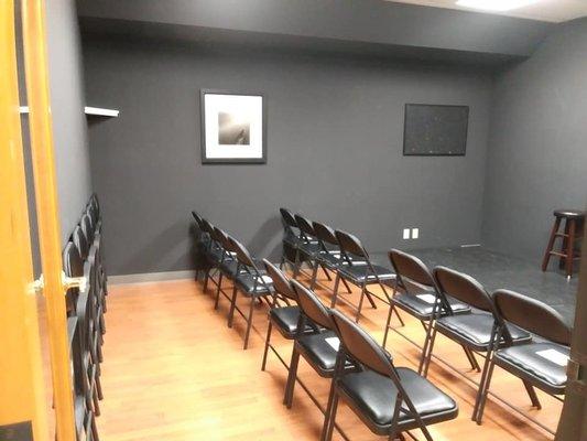 Intimate black box theater