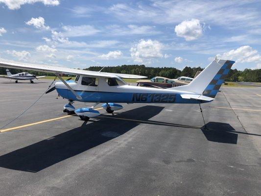 Cessna 150 available for instruction and rental at DYB