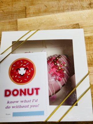 Valentine donuts