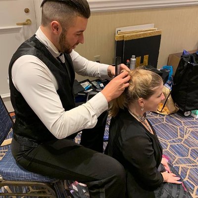 Sometimes we fix hair at our dance events!