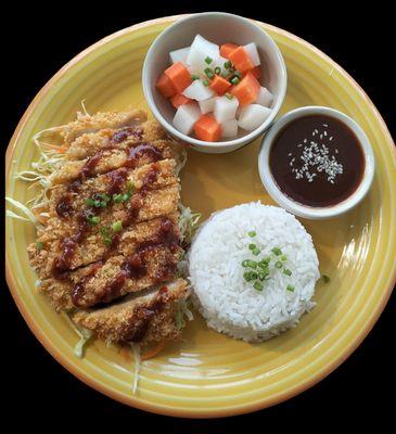 Tonkatsu Pork cutlet. Japanese Cuisine.