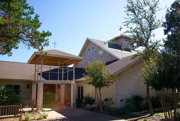 The front of Shepherd of the Hills Christian Church