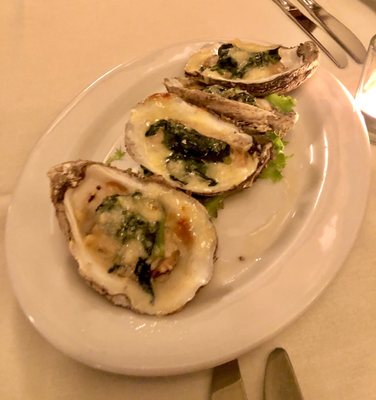 Oysters Rockefeller