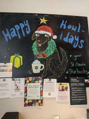 Fun holiday display board