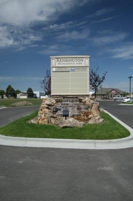 Entrance of office park