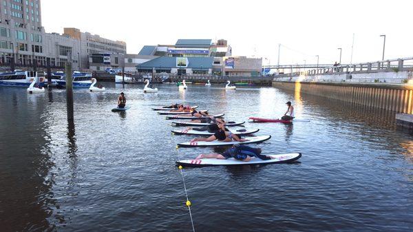 Aqua Vida | Floating Yoga | SUP Yoga Philadelphia | SUP Yoga NJ | Floating Fitness | Stand Up Paddle Boarding | Philadelphia | NJ | NYC