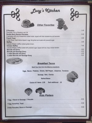 Breakfast Menu Page 2 12/27/20