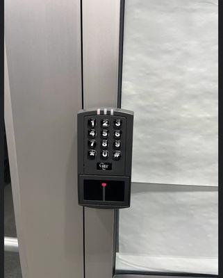 Access control pad install