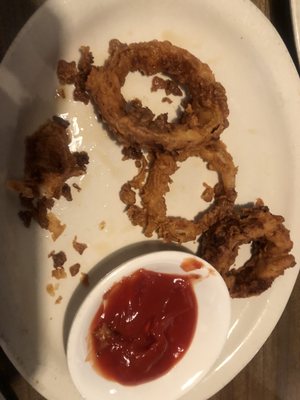 Onion rings - plenty greasy