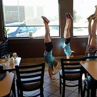 We love Chick-fil-A and Handstands!