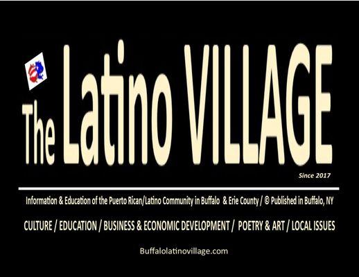 The official banner of the Buffalo Latino Village