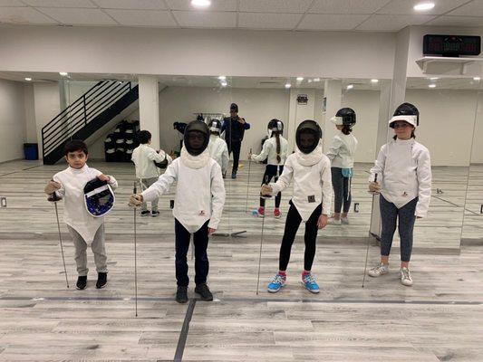 Fencing Program; Free Assessments every Sunday at 1:30 PM.