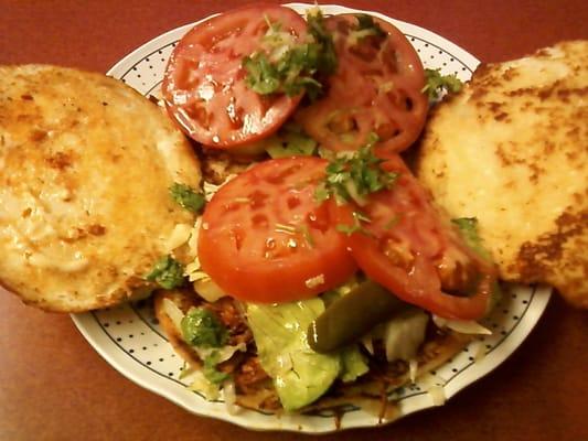 What the torta looks like inside. Mmmm!!