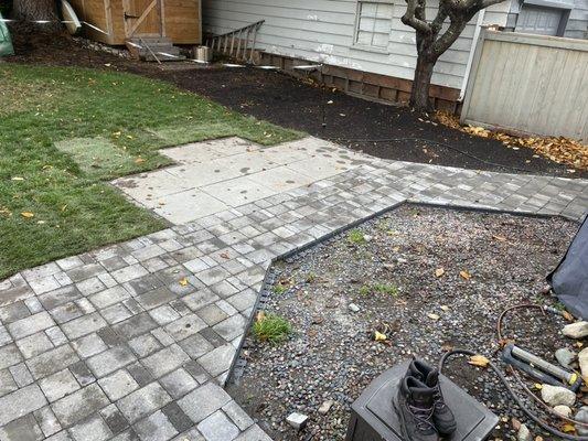 Removal of flagstone and paver Installation