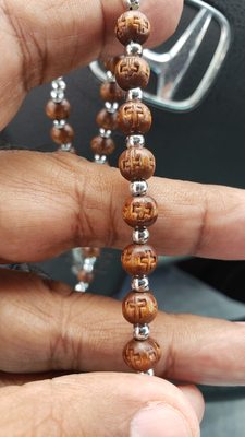 The crosses on this Chinese made rosary is inverted...an abysmal sacrilege!