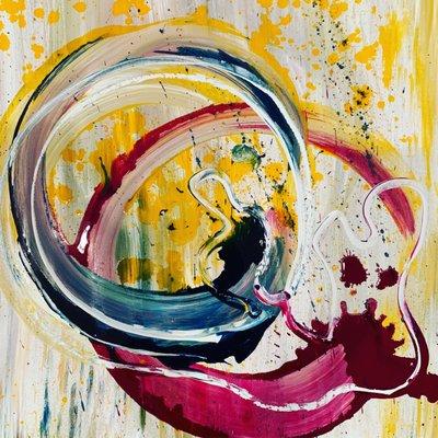 Original Enso Painting by Tyler Barnett