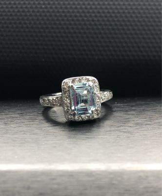 My original ring before the stone and diamond fell out.