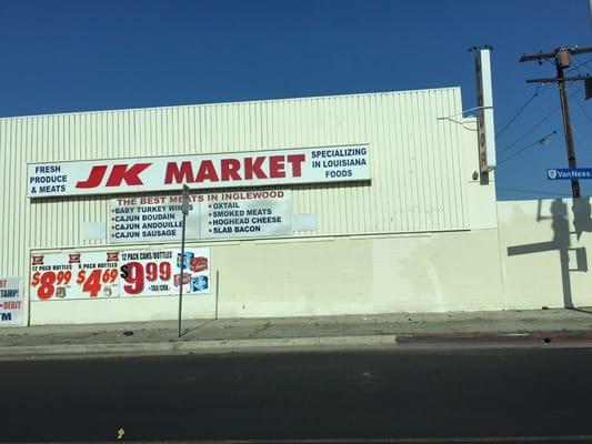 It says f & m above the front door. But jk liquor on the side. I still would never go back to this crap store