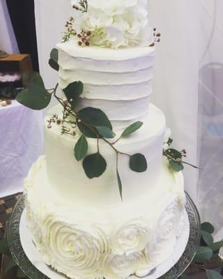 We offer special order cakes made from scratch, specializing in wedding cakes!