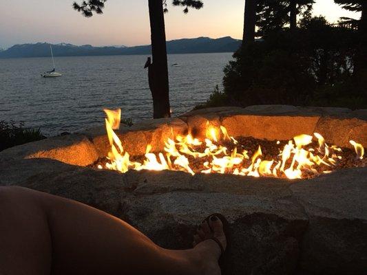 Firepit installation - Lake Tahoe, NV