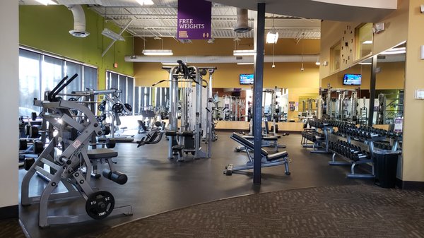 Free weights area