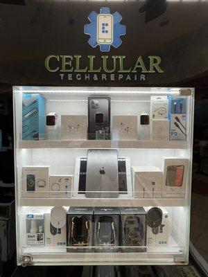 They sell phones, tablets, smartwatches, fast chargers and accessories. Great prices and customer service!