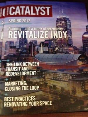 Quarterly publication put out by the Indy Chamber.