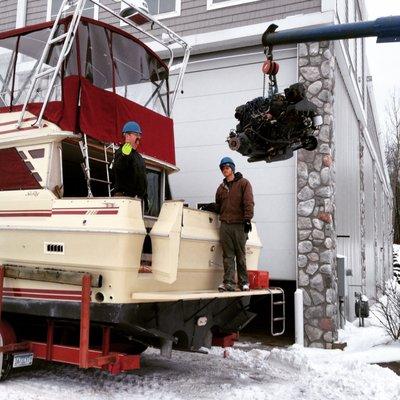 Engine Repair at Pikes Bay Marina