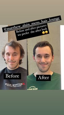 Before and after by Matthew Alain