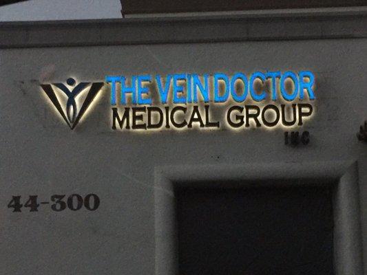 The Vein Doctor sign