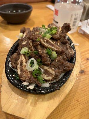 Galbi - good marinate but low quality beef