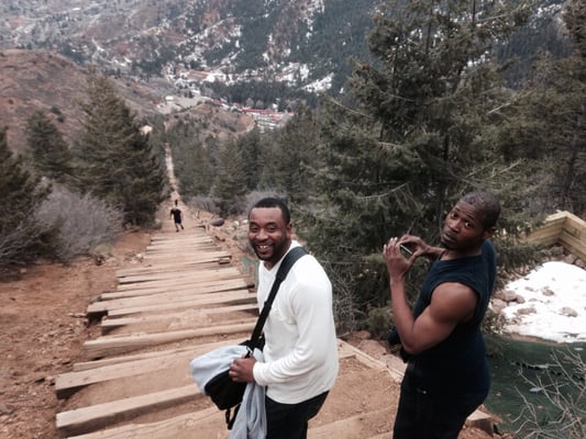 At the incline - Joe & Eddie