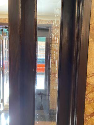 Plate glass door lite