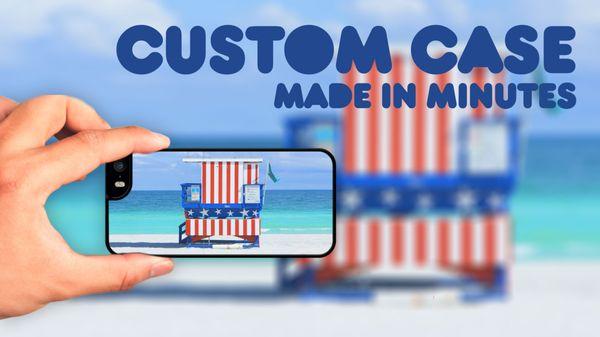 Custom cases made on the spot