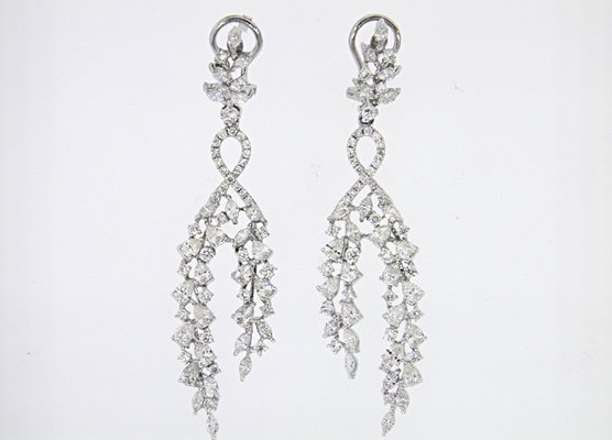 18Kt Diamond drop earrings