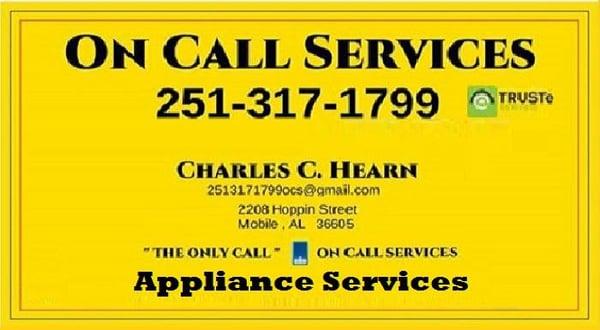 On Call Appliance Service