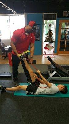 At Cutting Edge Fitness we are trained to work with teens and seniors as well.